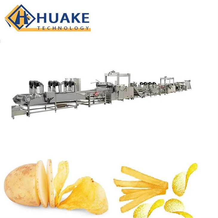 small potato chip production line